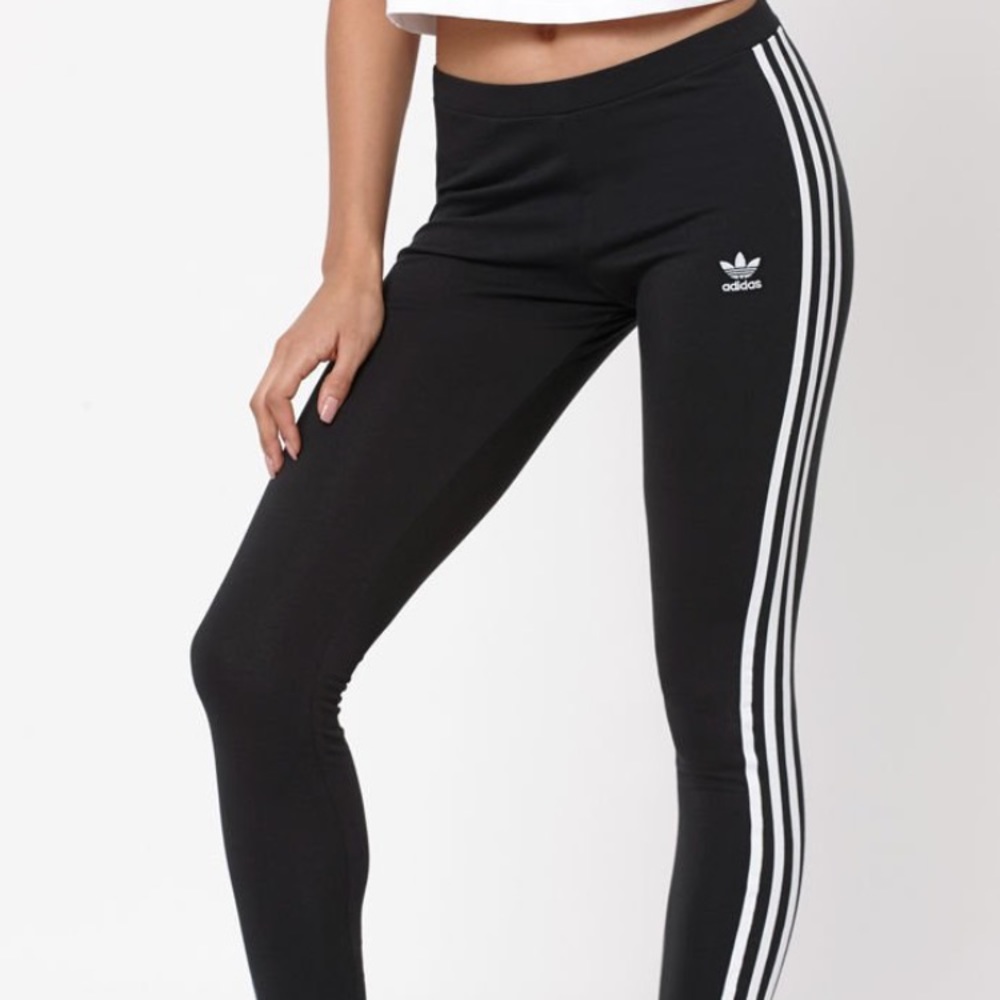 Adicolor Black 3-Stripes Leggings